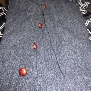 Woolrich M Navy/Grey Heather vintage Cardigan